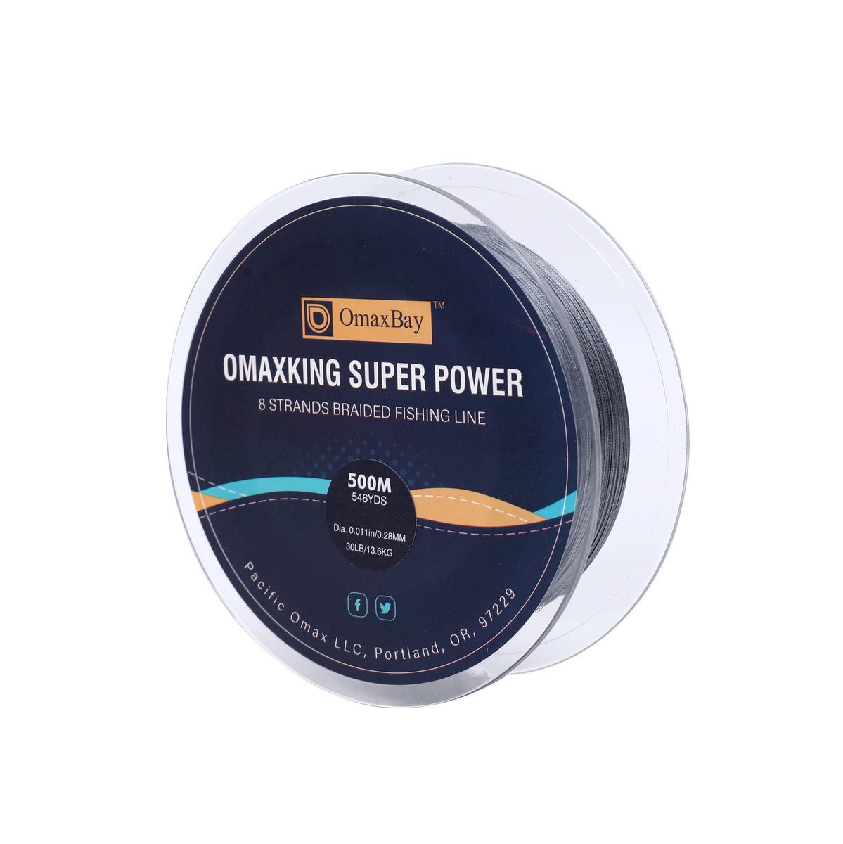 X8 Braided Fishing Line-546yds-Gray – OmaxBay X8 Braided Fishing Line-546yds-Gray – OmaxBay