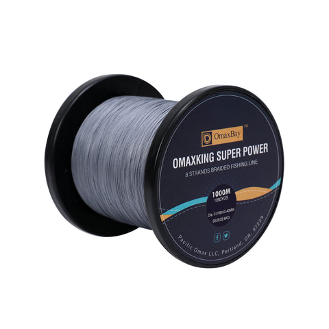 X8 Braided Fishing Line-1093yds-Gray – OmaxBay