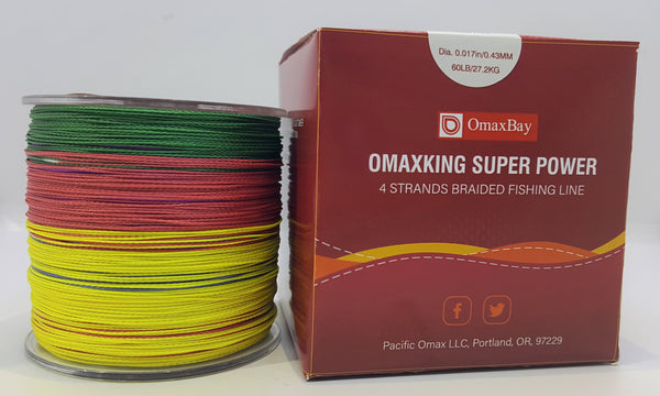 X4 Braided Fishing Line-1093yds-Multi Color