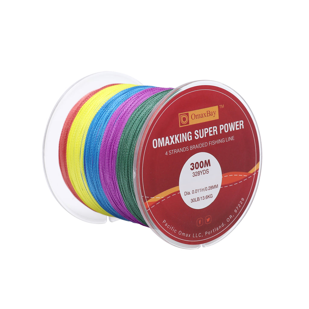 braided fishing line ebay X4 Braided Fishing Line-328yds-Multi Color – OmaxBay