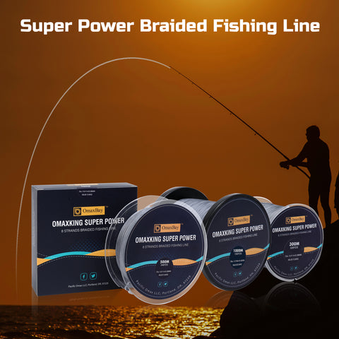 546Yds PE Braided Fishing Line (8 Strand Weaves) (Multiple