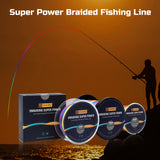 X8 Braided Fishing Line-1093yds-Multi Color